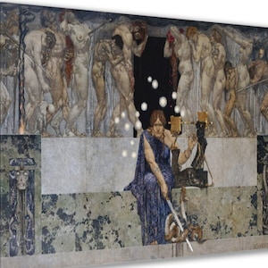 Melpomene (1911), Alexander Rothaug, Fine Art Print on Canvas