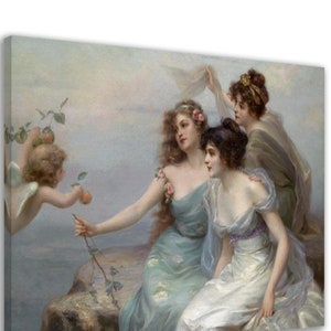 Die drei Grazien (1899), Édouard Bisson, Kunstdruk op canvas