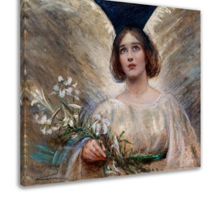 Easter Lilies, Alice Pike Barney, Fine Art Print on Canvas