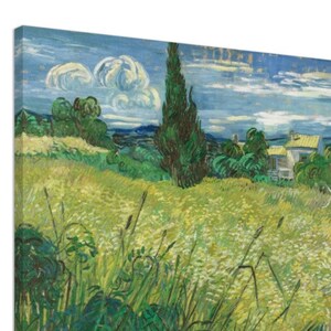 Green Field (1889), Vincent van Gogh, Fine Art Print on Canvas