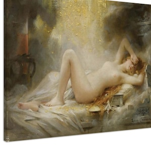 Danae, Léon François Comerre, Stampa Fine Art su Tela