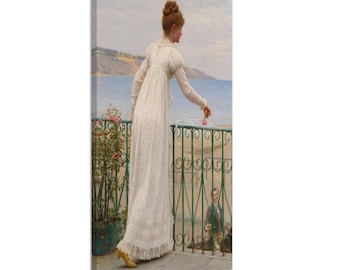 Een gunst (1898), Edmund Blair Leighton, Fine Art Print op canvas