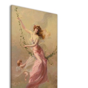 De schommel, Édouard Bisson, Fine Art Print op canvas