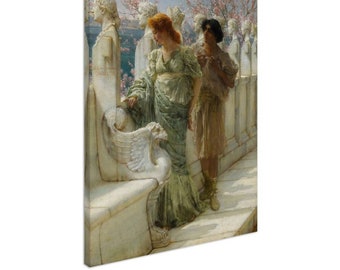 Past And Present Generations, Lawrence Alma-Tadema, Fine Art Print on Canvas