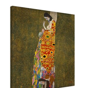 Hope, II (1907 - 1908), Gustav Klimt, Fine Art Print on Canvas