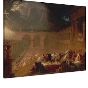 Belshazzar’s Feast (1820), John Martin, Fine Art Print on Canvas