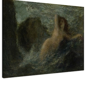 Ondine Or La Mer Or Nymphe, Henri Fantin-Latour, Fine Art Print on Canvas
