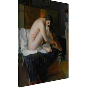 Before The Fire (1912), Julius Leblanc Stewart, Fine Art Print on Canvas