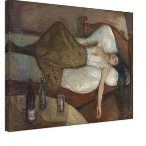 Le Jour d’après (1894), Edvard Munch, Tirage d’art sur toile