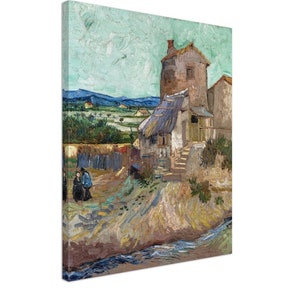 La Maison de la Crau (1888), Vincent van Gogh, Fine Art Print auf Leinwand