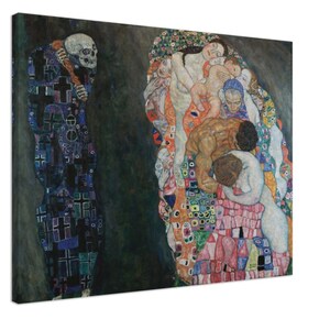 Śmierć i życie (1910-15), Gustav Klimt, wydruk artystyczny na płótnie