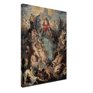 The Great Last Judgement (circa 1617), Peter Paul Rubens, Fine Art Print on Canvas