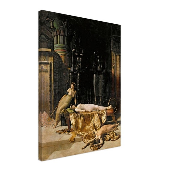 クレオパトラの死（1890年）、ジョン・コリアー、キャンバスに描かれた