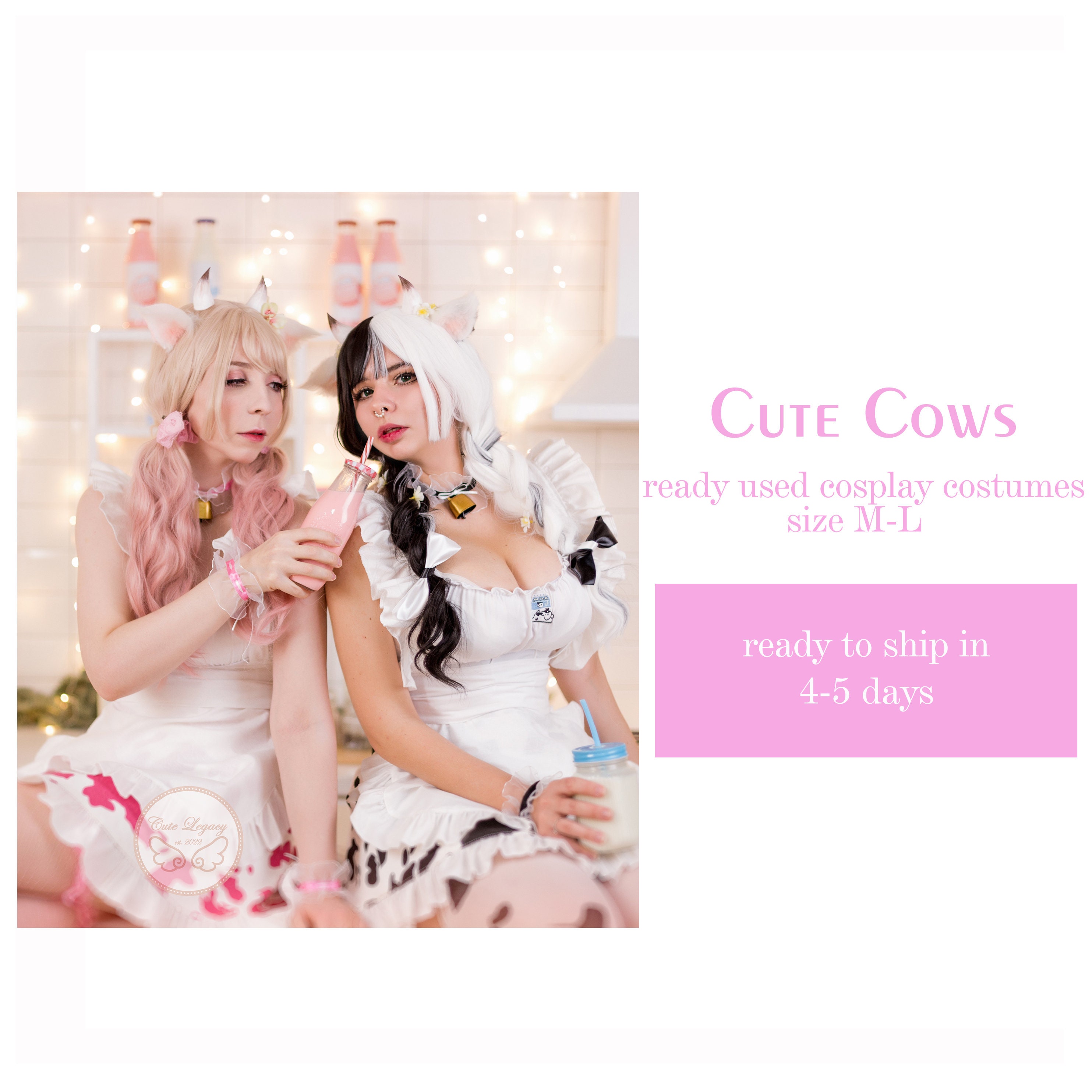 Cow Cosplay Sexy Maid Costume Furry Cosplay - Etsy
