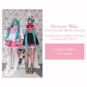 Hatsune Miku Cosplay Vocaloid Lots of laugh LOL Custom Made Cosplay