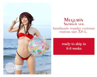 Megumin Konosuba Cosplay Swimsuit Chomuske Custom Made Cosplay