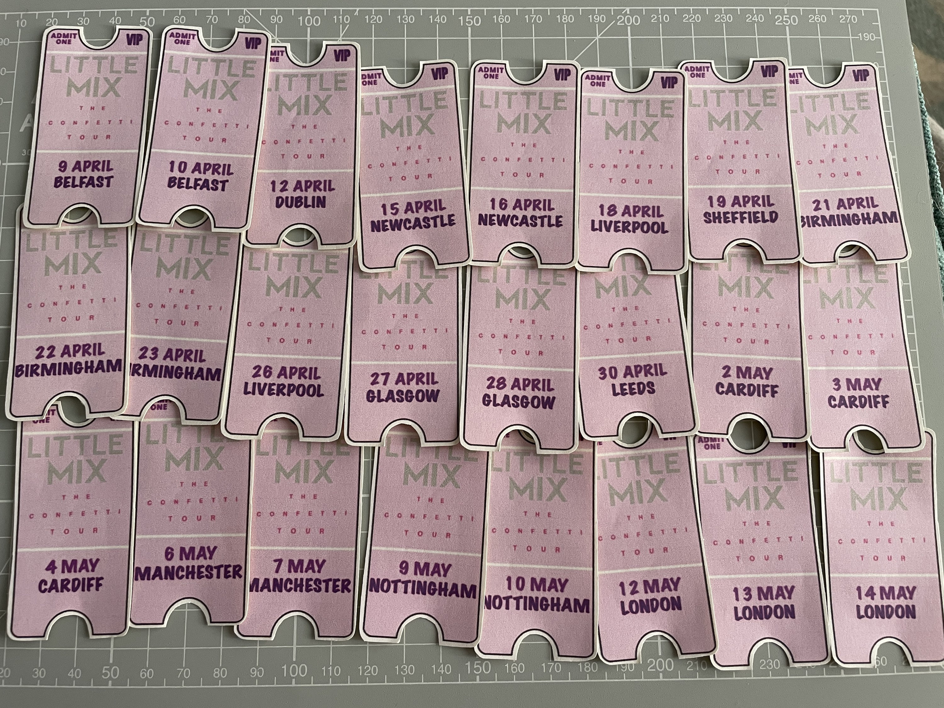 Little Mix Confetti Tour France Little mix confetti - Etsy France
