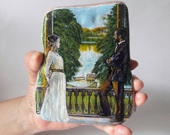 Acrylic Stone Painting, Hand Painted Rock , Colorful , Decorative Hand-Painted Rocks, Stone Art