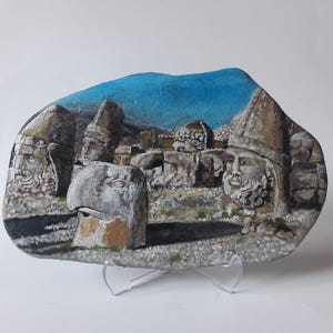 Whimsical Custom Stone Art-Handpainted in AcrylicHandmade Stone Art-Painted Stones-Rock Art-Painted rocks-Perfect for Wall Decor