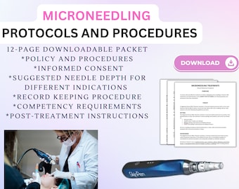 Manual de políticas y procedimientos de microagujas: Negocios de MedSpa (12 páginas)
