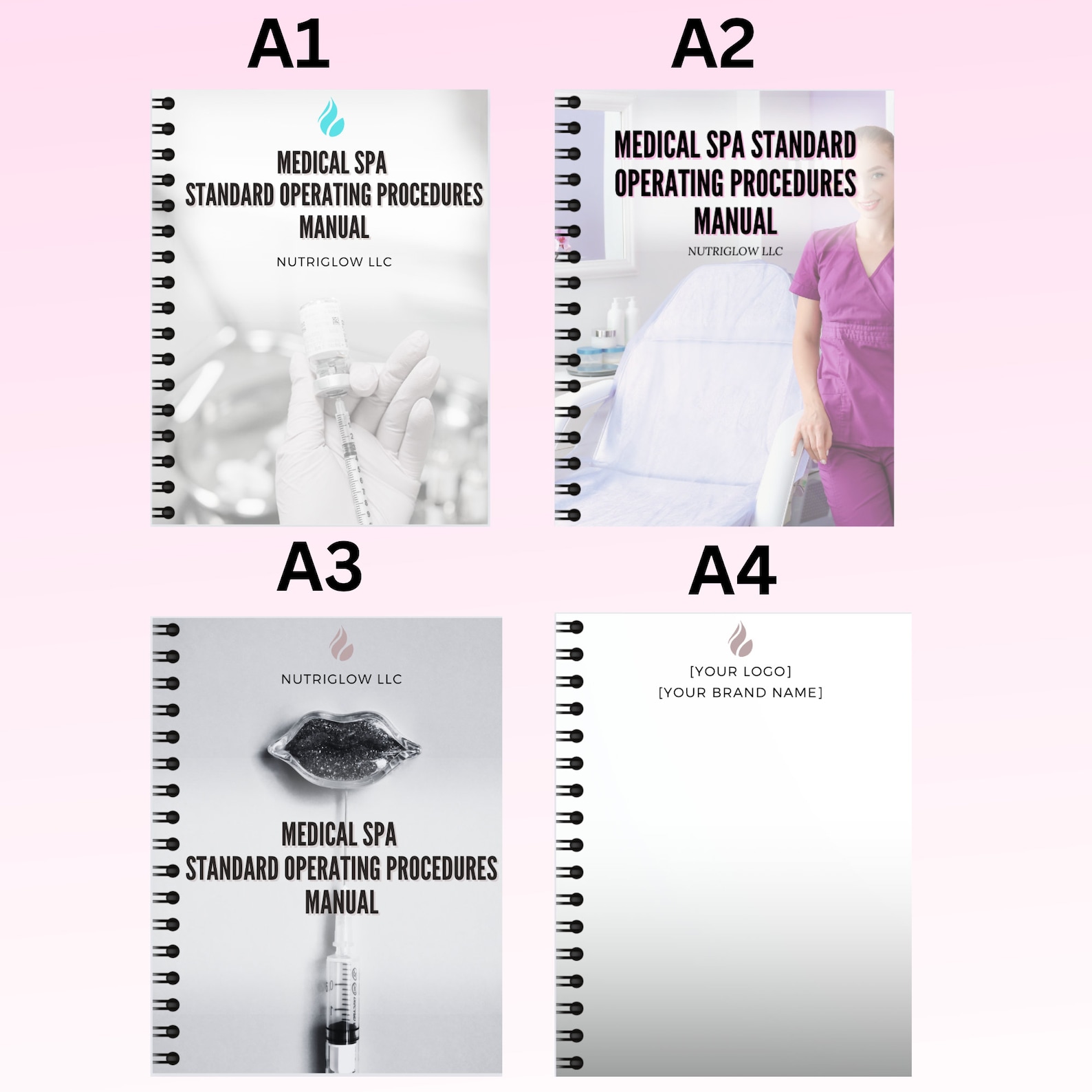 Med Spa Comprehensive Procedural Manual / PRINTED CUSTOM MANUAL