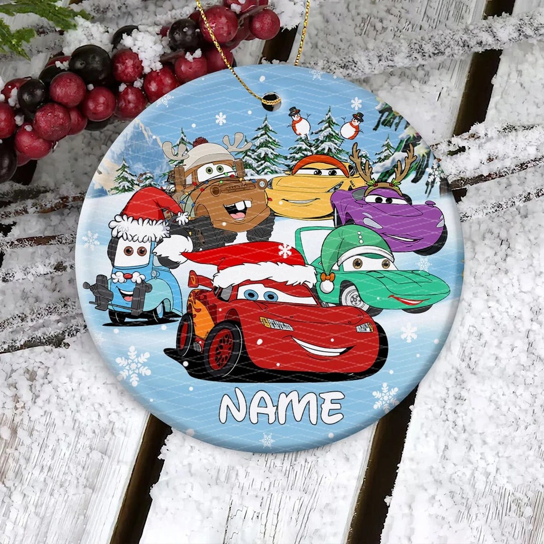 Personalized Disney Cars Ornaments Cars Movie Ornament Etsy