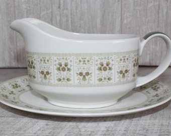 Vintage Royal Doulton Fine Bone China samarra juskom en schotel
