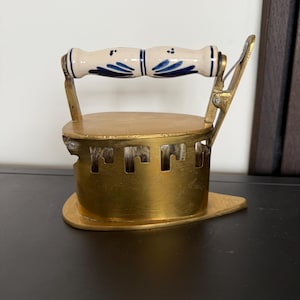 Antique brass iron