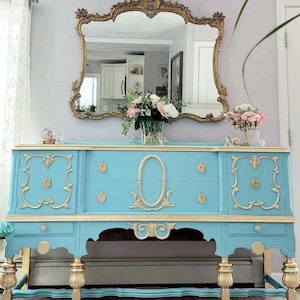 Dixie Belle Chalk Mineral Blue Paint | Blue | Sky Blue | Blue Paint | Made in USA |Organic Color | No VOC | Easy to Use | Always in Stock