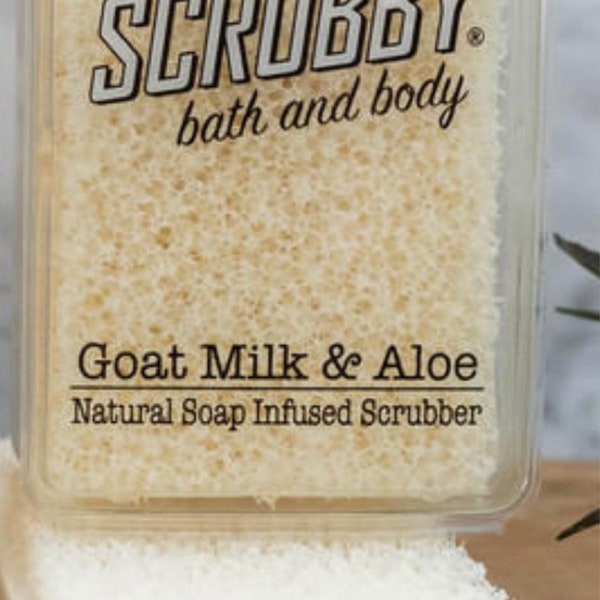 Soap - Scrubby Soap - Hand Soap - Bath & Body Soap - Aloe Soap - All-Natural Soap - Loofah Soap - Aloe Scrubby Soap - Goat Milk Soap Scrubby