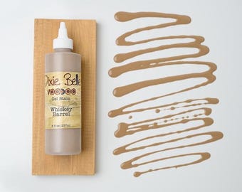8oz. VooDoo Gel Stain | Furniture Stain | Wood Stain | Gel Stain | Whiskey Barrel | Natural Wood Stain | VooDoo Stain | Dixie Belle