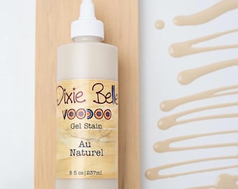 8oz. VooDoo Gel Stain | Furniture Stain | Wood Stain | Gel Stain | Au Naturel |  Natural Wood Stain | VooDoo Stain | Dixie Belle