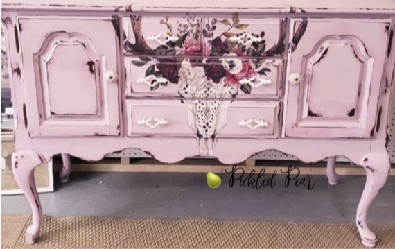 Dixie Belle Chalk Mineral Paint soft Pink Chalk Paint Furniture