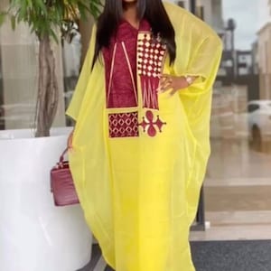 Made to Order Embroidered Maxi Bubu (inner Dress Included). - Etsy