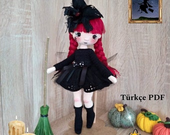 CORDELIA doll pattern in Türkçe language (Türkçe Dilinde örgü tarifi)