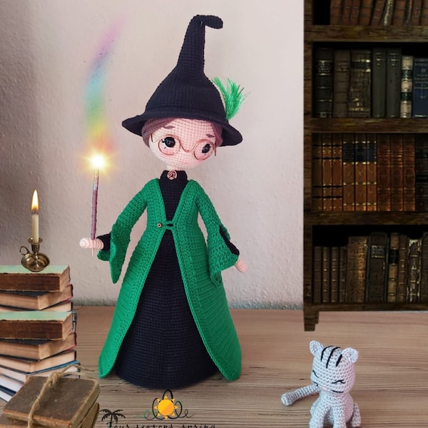 WIZARD doll pattern in Türkçe language  (Türkçe Dilinde örgü tarifi)