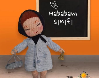 HAFIZE ANA doll pattern in Türkçe language (Türkçe Dilinde örgü tarifi)