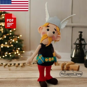 LITTLE MAN toy doll crochet pattern in English language