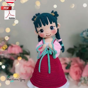 NAOMI toy doll crochet pattern in English language