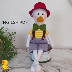 BUBI DUCK toy doll crochet pattern in English language