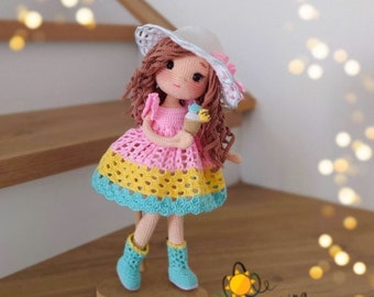 SINEM doll pattern in Türkçe language (Türkçe Dilinde örgü tarifi)