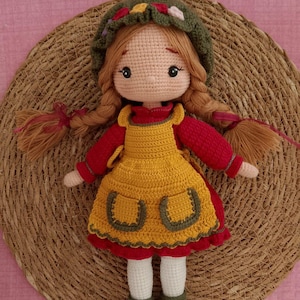 YULA&YUMAK toy doll crochet pattern in English language