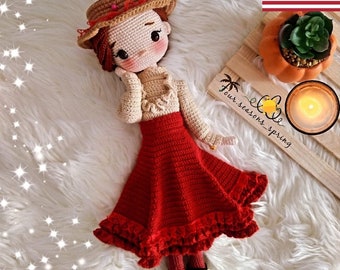 FERIDE doll pattern in English language (ingilizce dilinde)