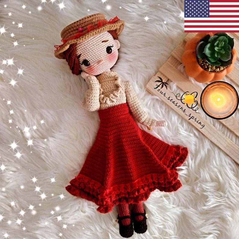 FERIDE doll pattern in English language ingilizce dilinde zdjęcie 1