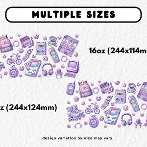 retro 90s uv dtf wrap for digital download sublimation 16oz libbey glass cans png file