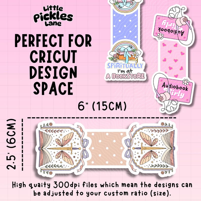 Magnetic Printable Bookmark Quotes, Bookish Quote Printables, Sublimation UVDTF Designs, Cricut Bookmarks Bundle Digital Download PNG JPG image 3