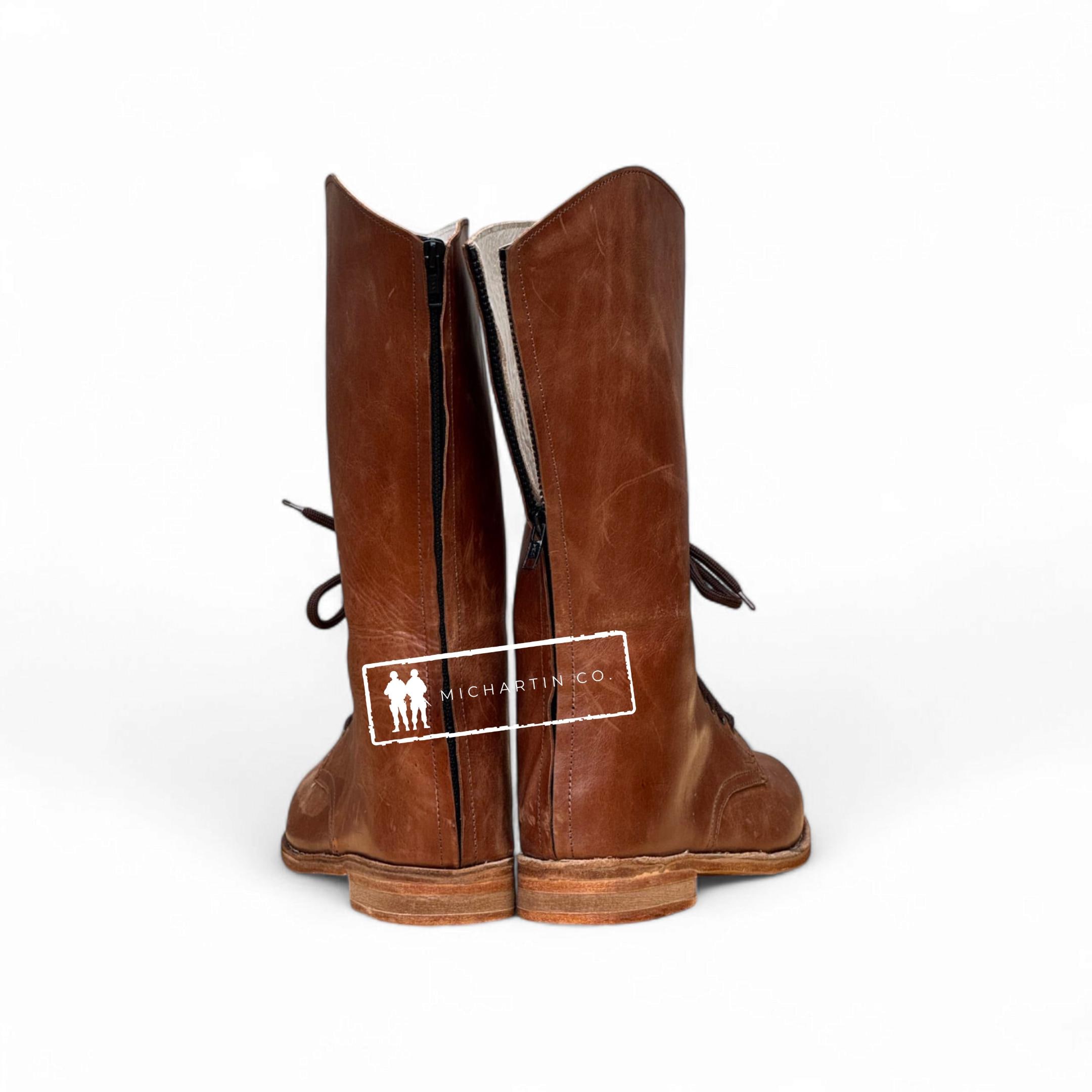 Handmade Leather Adventure Boots, Rick O'connell 'the Mummy