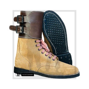 Pop womens foster riding boots stacked heel buckle cheap