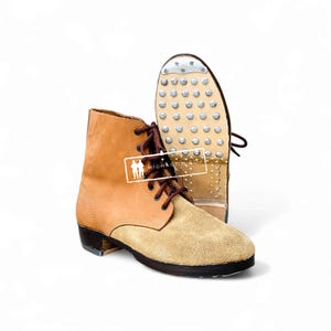 Handmade Leather Hobnail Boots: German Texled Style, Historical Reenactment