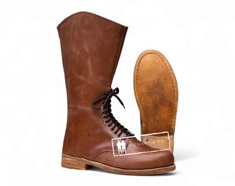 1980s SOLDINI made in itary ブーツ archive 1980s SOLDINI made in itary ブーツ archive Combat Leather